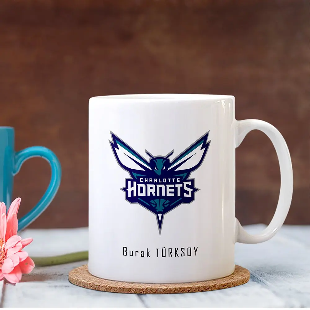 

Personalized NBA Charlotte Hornets White Mug Cup
