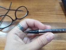 Delineador de ojos líquido negro de larga duración, Lápiz Delineador de ojos resistente al agua, pluma de maquillaje, herramientas cosméticas de belleza de alta calidad, nuevo, 1 Uds.