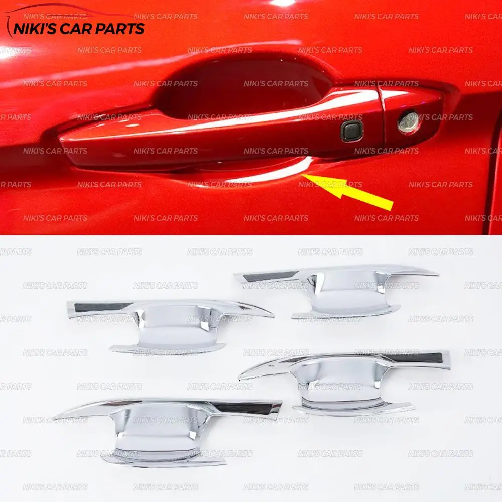 Накладка внутренних ручек для Mitsubishi Eclipse Cross-ABS пластик 1 комплект/4 шт. формовочные украшения для автомобиля