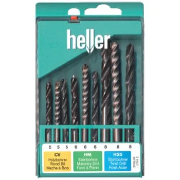 

DRILL BIT METAL/STONE/WOOD 05/6/8 MM 09PZ HELLER