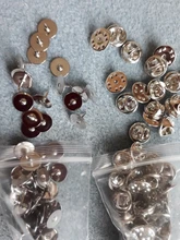 Lote de 50 unidades de broche de mariposa con Base de 10mm o 15mm, soporte de placa Base de cobre, soporte metálico para joyería Diy