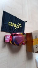 COPOZZ-Gafas de esquí de doble capa para hombre y mujer, máscara de esquí grande antiniebla, UV400, gafas de Snowboard, GOG-201 Pro