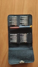 Juego de destornilladores de precisión, Kit de herramientas de apertura de reparación 25 en 1 con Funda de cuero para Juguete Pequeño de teléfono móvil, Kit de herramientas de mano de desmontaje