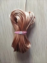 10 metros/lote 1,0mm cordón encerado hilo cadena Correa collar de cuerda de para fabricación de joyería DIY collar de pulsera