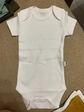 Body de verano para bebé recién nacido, ropa de bebé de manga corta, 100% sólido de algodón de 0 a 24 meses