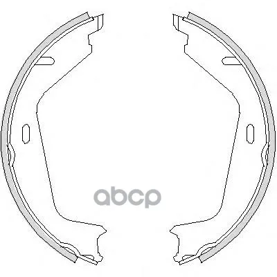 4726.00_!Колодки Барабанные Ручникаvolvo S60/S70/S80/V70/Xc90 All 97-06 Remsa 472600 Remsa арт. 472600