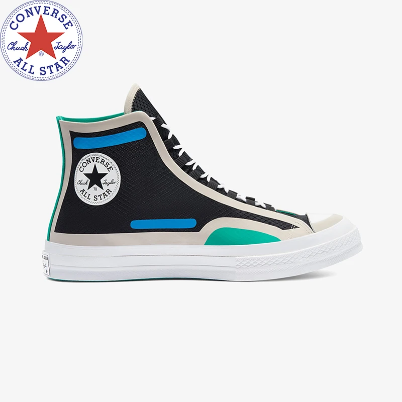 Мужские черные кроссовки Converse Chuck 70 Trail Hi оригинальный новый сезон
