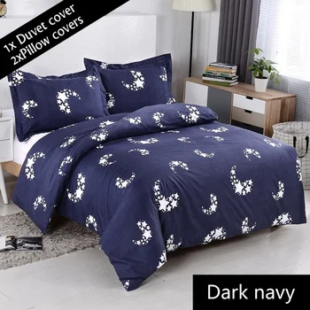 

Soft Bedding Set 1 Duvet Cover and 2 Pillowcases Quilt Comforter Cover Reactive Printing No Fading Home