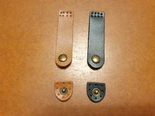 THINKTHENDO-Bolso de cuero hecho a mano con hebilla, hebillas para bolso de bricolaje, 6 colores