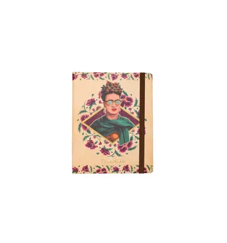 

NOTEBOOK PREMIUM A5 SPINE WIRE-O FRIDA KAHLO GLASSES