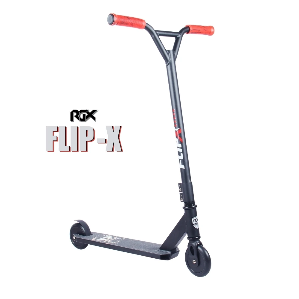 Профессиональный самокат для трюков RGX FLIP-X Black экстремальный спорт ABEC - 11
