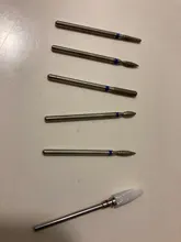 Fresas de diamante para manicura, brocas rotativas para pedicura eléctrica, equipo para quitar cutículas, 1 ud.