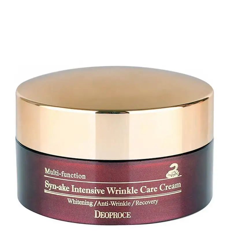 Крем для ухода за кожей с ядом змеи DEOPROCE Multi-function Syn-Ake Intensive Wrinkle Care Cream 100г | Красота