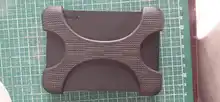 Funda de silicona a prueba de golpes para disco duro externo, Protector de Unidad HDD de disco duro de 2,5 pulgadas para disco duro trasero Plus