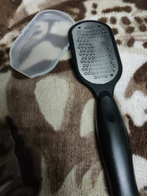 Lima de pedicura callo removedor Acero inoxidable pie raspador portátil Rasp colosal pie rallador de depurador Pro para húmedo/Seco pies