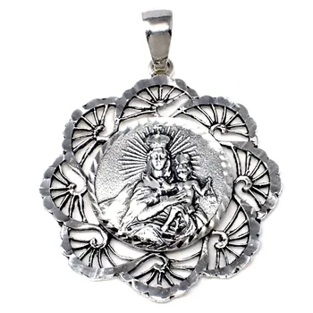 

Medal 925 sterling silver m Virgin Carmen fence [AB4966GR] -Customizable-RECORDING INCLUDED IN THE PRICE