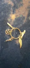 Supernatural Keychain Ring Sun-Pendant Movie Metal Unisex Dean Pentagram