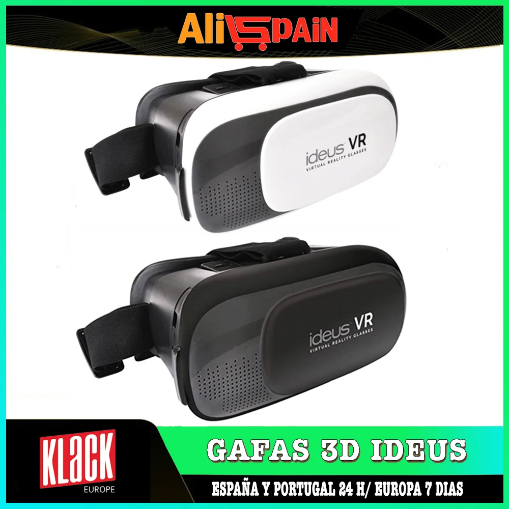 Gafas 3D Realidad Virtual Bluetooth Vision Panoramica VR Caja Estéreo Lentes Blu Ray Compatible todos los modelos Box