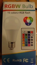 Spotlight-Bulb Bombillas Led-Rgb-Lamp Remote-Control Dimmable E27 110V 220V 10W 2835