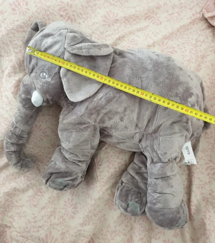 Large Plush Elephant Cushion Pillow photo review