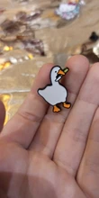 Brooch Pins Jewelry Badges-Accessories Game Goose Untitled Metal-Alloy Hard Enamel HONK