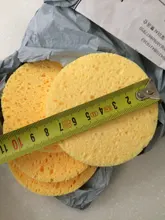 Esponja de madera Natural para el cuidado de la cara, compresa, cosmético, Puff, limpieza, removedor de maquillaje, 1/5 Uds.