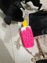 Toy Ice-Cream Rubber Molar Puppy Popsicle-Shaped Chew Interactive Squeaky Funny Pink