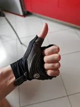 GIYO-guantes de Gel para ciclismo con pantalla táctil para hombre y mujer, guantes largos de medio dedo para ciclismo de montaña o carretera