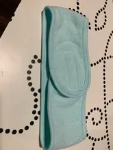 Cinta para la cabeza para extensión de pestañas, diadema de tela de felpa para Spa, toalla elástico para maquillaje con cinta mágica, accesorios de maquillaje