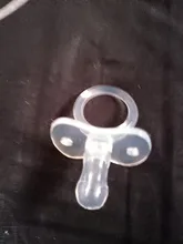 1 Uds. De Gel de silicona con forma de corazón, chupete para Infante en forma de corazón Simple, transparente, cuidado seguro, pezón redondo plano