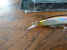 Ravenclraft-señuelo de Pesca wobblers 113SF 12,2g, pececillo flotante lento, Jerkbait, labio poligonal, gancho triple para trucha de lubina