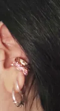 Pendientes de Clip de Color dorado Punk Rock para mujer, sin Piercing, cadena de eslabones moderna, pendientes de cartílago con estilo, joyería de fiesta