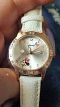 Calendario de Minnie Mouse, joyería de cristal ostentosa de lujo, relojes de cuarzo para niña, reloj de moda para mujer y niño, reloj para estudiante, regalo para niño