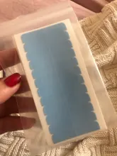 Cinta adhesiva de doble cara, 60 lengüetas, precortada, verde y blanco, para pelo, recambio de extensión, impermeable, para pelucas