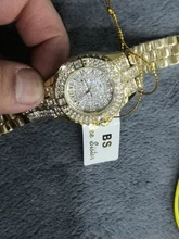 Relojes de oro con diamantes para mujer, pulsera femenina de marca de lujo con diamantes de imitación