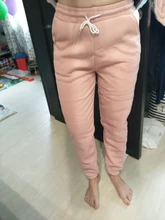 Pantalones de chándal de gimnasio para Mujer, pantalón de lana de entrenamiento, sólido grueso, cálido, para correr, para invierno, 2021