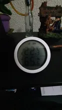 Tuya ZigBee-Sensor inteligente de temperatura del hogar y humedad, dispositivo con pantalla LED que funciona con asistente de Google y Tuya Zigbee Hub