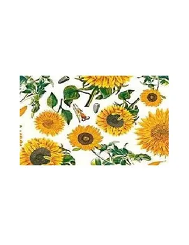 

DECOUPAGE PAPER NAPKINS WITH SIZE 50X70 CM 85 GR BRAND FONTORPIN MODEL SUNFLOWER