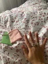 Foxanry-anillos de fiesta de Plata de Ley 925, cadena Simple hueca, Cruz, geométrica, diseño creativo hecho a mano, regalos de joyería para novia