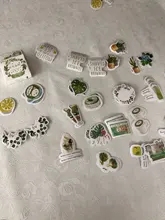 Lote de 46 unidades de pegatinas de papel para diario con bonitos animales Kawaii, pegatinas de papelería para diario Diy para Scrapbooking