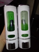 Shampoo-Dispenser Container Washroom-Accessories Liquid-Soap Shower Bath Wall-Mount Single/double-400ml