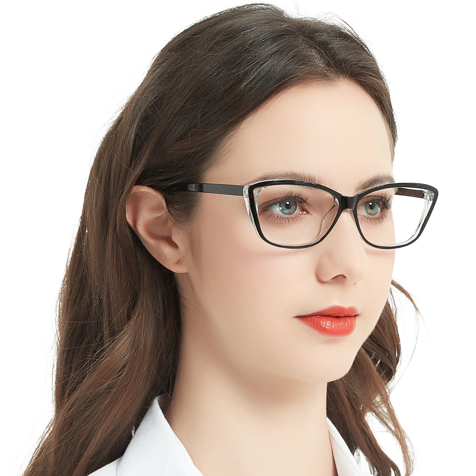 Reading Glassess Women Hyperopia Eyeglasses Readers Cat Eye