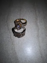 Clásico de lujo blanco Oval anillo de oro CZ propuesta de matrimonio de las mujeres bien regalo de la joyería de moda de fiesta de novia anillo de compromiso