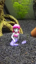 Desk-Decoration-Accessories Mermaid-Ornament Aquarium Fish-Tank Cute 1pcs Little