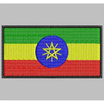 

Bandera ETIOPIA para mascarilla parche bordado Iron patch toppa ricamata gestickter patch patch brode