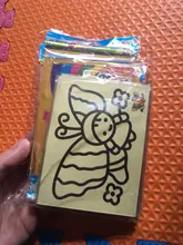 20 piezas de dibujo creativo para niños, juguete educativo para aprendizaje temprano, arte mágico para rascar, bloc para dibujo de arena, tarjetas de pintura, regalos GYH