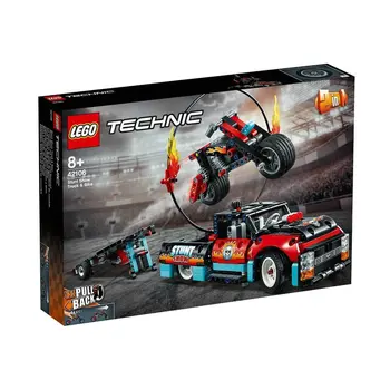 

42106 TECH-Show Kamyoneti and Sportbike 610 pcs /Technic/+ 8 age/LEGO