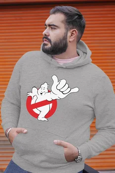 

Angemiel Wear Ghostbusters Gray Men 'S Hooded Sweatshirt