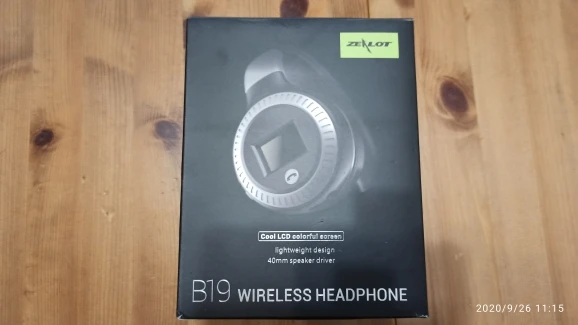 Отзыв о товаре Наушники ZEALOT B19 с ЖК-дисплеем, Hi-Fi стерео наушники, Bluetooth беспроводная гарнитура с микрофоном, FM-радио, слот для карт памяти TF от пользователя A***n