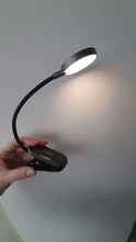 Baseus LED Clip Table Lamp Stepless Dimmable Wireless Desk Lamp Touch USB Rechargeable
